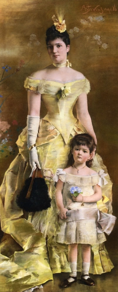 Alfred Émile Stevens - Baronessa de Bonhome, 1886